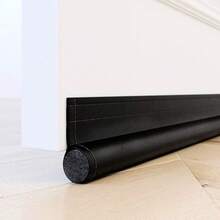 Vmingo Tira Guardapolvo Puerta Impermeable Adhesivo Burlete Aislar. - Negro - Ver 9