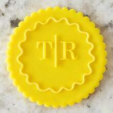 Customized Text Cake Decorations, DIY Cutting Molds, Frosting Cake Templates, Wedding Clay Fondant Embossing Tools, Name Cake Molds, Handmade Cookie Embossing Stamps