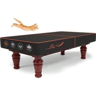 Pool Table Cover 7 8 9 Ft Billiard Table Covers 600D Heavy Duty Waterproof And ScratchedFree Outdoor Table Cover With Bag Pool Table Accessories Compatible With Rounded Corner Pool Tables 9 Footgift