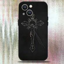 Funda de teléfono cristiana de Jesucristo para iPhone 16, 15, 14, 13, 12, 11 Plus, Pro Max, XS, X, XR, SE, Mini, 8, 7, de silicona suave negra - Z7 - Ver 5