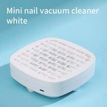 LIMEGIRL 美甲粉尘收集器，入门级便携式美甲粉尘收集器，带可重复使用过滤器的真空美甲风扇粉尘收集器，适用于亚克力美甲抛光、美甲沙龙、家庭、培训课程