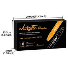 1pc 15mm Wide Tip Permanent Marker Pen, Waterproof & Fade Resistant, Suitable For Rock, Wood, Glass, Tire, Canvas, Ceramic, Fabric, Graffiti, Touch Up Paint, Large Capacity Craft Marker Pen, Advertising Pen