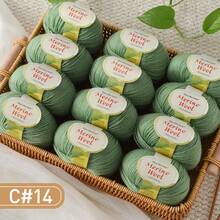 2 Packs, 600g, Merino Knitted Yarn, For Knitting Sweaters, Cardigans, Hats, Gloves, Scarves, Vests, Handmade Yarn Balls, Multi-Pack Knitted Yarn, Gift, Mother's Day Gift, Multiple Color Options, Handmade Knitted Yarn, Warm Yarn Balls, Soft & Comfortable Knitted Yarn - 12 Balls Of Wool Green Label - View 30