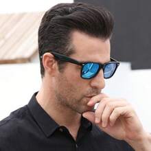 New Classic Polarized Fashion Square Sunglasses For Men And Women - C1 - 查看 1