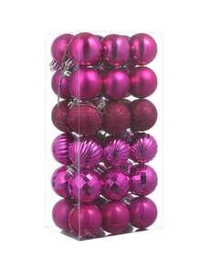Hộp 36 quả bóng Giáng sinh nhân tạo, đồ trang trí cây thông Noel, thích hợp cho các buổi tụ họp lễ hội, tiệc Giáng sinh, vòng hoa, cây thông để bàn, đồ trang trí tiệc sinh nhật, đồ trang trí trung tâm mua sắm, địa điểm tổ chức đám cưới, lễ đón tiếp, sự kiện tốt nghiệp. Nhiều màu sắc, kích thước 1,57 inch - Nhiều màu - Xem 23