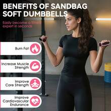 Ueasy Hand Weights Set, Walking Weight Of 2 (0.5lbs Each) Soft Dumbbells Sets For Women Men, Walking Dumbbell With Hand Strap For Workout Running Physical Therapy Aerobics