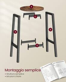 Kitchen Chairs - Maroon - View 4