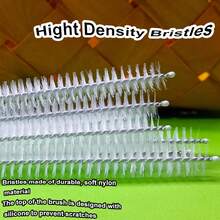 Lot de 6/10 brosses de nettoyage réutilisables pour pailles, en acier inoxydable de 10 mm de diamètre, compatibles avec les gobelets Stanley de 59, 89 et 113 cl, adaptées aux bouteilles d'eau et aux pailles.