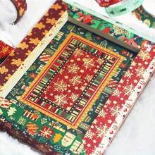 21 Rolls Christmas Washi Tape, Gold Foil Washi Tape Perfect For Bullet Journal, Decorative Adhesive Paper Tape For Scrapbooking, DIY Crafts, Gift Wrapping, Bullet Journals & Party Decor, Sticker Masking, School Supplies, Holiday Gift Decoration