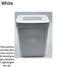 Kitchen Countertop Compost Bin, Hanging Small Trash Can With Lid, Suitable For Kitchen And Bathroom, Can Install Compost Bucket, Black