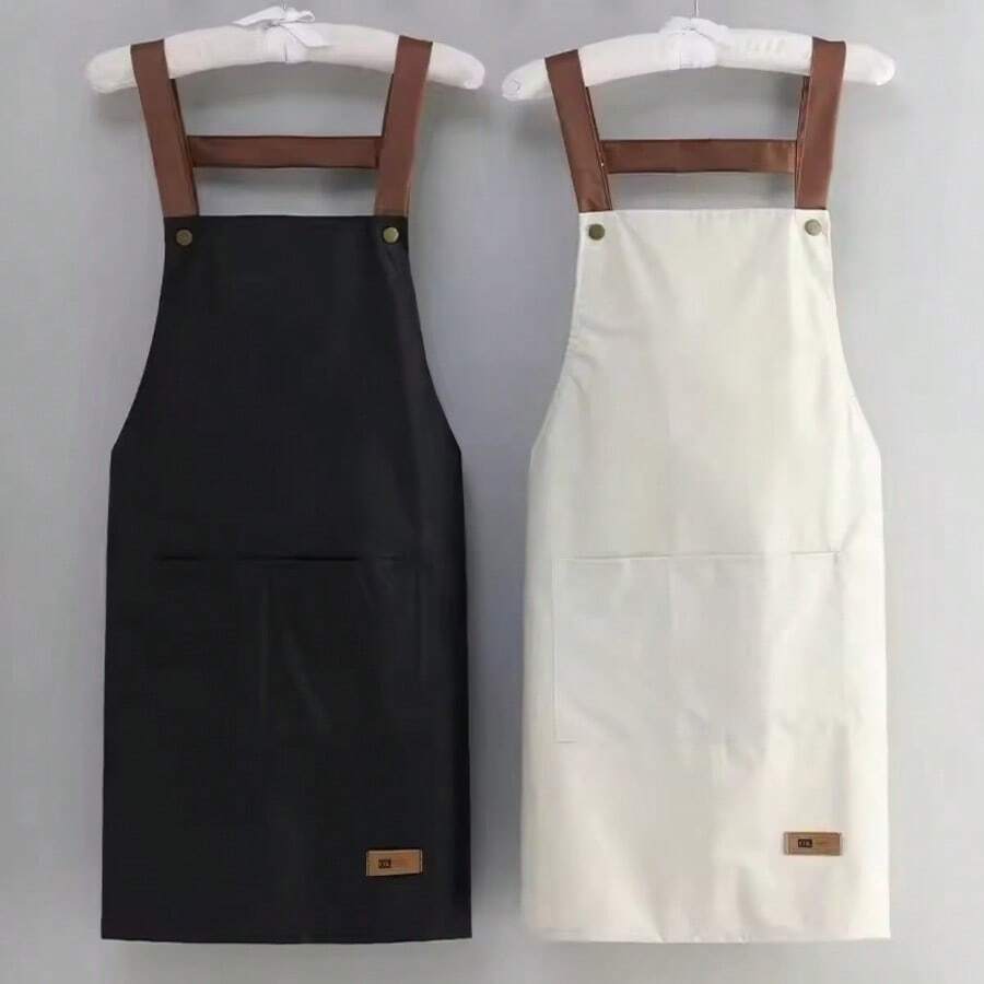 Resistant Dirt Apron Waterproof And Oil Resistant Household Kitchen Cooking Fashion Apron Adult Work Clothes Kitchen Accessories - Multicolor - View 1