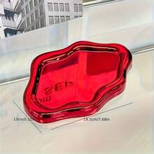 Nowoczesna tacka do przechowywania biżuterii – elegancki stojak na naszyjniki, bransoletki i kolczyki – trwała tacka z żywicy ABS – idealny prezent dla kobiet i mężczyzn, odpowiednia na Boże Narodzenie, urodziny, ślub, Walentynki – toaletka, biurko, dekoracja imprezowa – tacka do przechowywania biżuterii