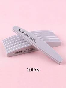3 Piezas/5 Piezas/10 Piezas Limas de esponja para uñas, bloques de pulido de doble cara, herramientas de pulido de uñas, limas de conformado de uñas en forma de media luna, tiras de pulido, pulido de superficie de uñas, herramientas especializadas para dar forma a las uñas - Multicolor - Ver 19