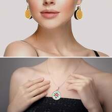 8 Packs Mini Embroidery Hoop Wooden Mini Stitch Hoop Ring For DIY Pendant Crafts, Round, Oval Vertical, Oval Horizontal