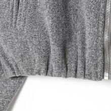 ZEVITY Nueva chaqueta bomber con cremallera frontal para mujer, chaquetas de vuelo suaves y cortas, abrigo informal de manga larga con cuello redondo para otoño e invierno 2025 para damas