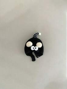 1 件婴儿秋冬季趣味眼睛无檐帽（男女通用） - 加厚毛绒帽 - 保暖护耳婴儿帽 - 彩色 - 查看 7