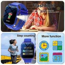 Kids Smart Watch With Camera, Photo Album, 18 Built-In Games, Calculator, Calendar, LED Light - The Perfect Holiday Gift For Children! - Multicolor - View 7