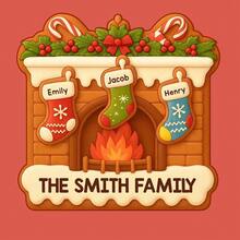 Custom Acrylic Ornament - Personalized Christmas Birthday Gifts For Mom, Dad, Kids - Home Is Our Christmas Heart