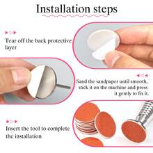 1 Box Metal Nail Drill Replacement Sanding Discs, Foot File Sanding Discs Compatible With Electric Foot Callus Remover - Multicolor - View 8