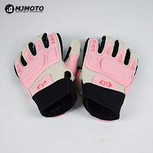 MJMOTO Găng tay lái xe máy nữ mùa hè, găng tay kín ngón, găng tay xe mô tô màu hồng, thiết bị xe mô tô địa hình có màn hình cảm ứng, cỡ S-XL. - A - Xem 6