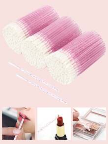 100/50/10pcs With Case Lip Brush,Hot Pink Multifunctional Effective Application Dustproof Makeup Brush,Cosmetic Brush,Makeup Brush Set,Lip Scrub Brush Cosmetics, Lipsticks, Jewelry, Nail Care, Skincare ,For Women & Girl At Home Or On-The-Go,Gift For Mom, Valentines Day,Gift For Christmas,Lip Scrub Brush,Lip Brush Applicator Lip Brush For Lipstick,Household Travel Portable Cheap Stuff