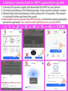 1/2/4 件 2.4G WiFi 安全摄像头，家庭安全监控设备，具有 360° 全景视图、双向音频、AI 运动检测和夜视功能，可通过应用程序进行远程控制，适用于室内和室外，是圣诞节、感恩节和其他节日的理想选择 - 白色 - 查看 2