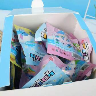 史迪奇 4/32 件收藏角色套装 - 史迪奇 PVC 动作角色，适合家居装饰、派对礼物、万圣节和圣诞节礼物