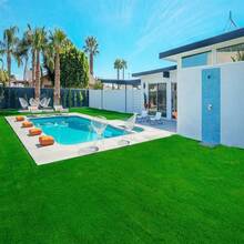 Approx. 1m X 0.5m / 1m X 1m / 1m X 2m / 1m X 3m / 1m X 4m / 1m X 5m / 1m X 6m Thin Artificial Grass Mat, Durable, Easy To Cut, Fire & Water Resistant, Suitable For Outdoor/Indoor, Patio, Balcony, Pet Play Area - Low Maintenance Yard Solution, Natural Appearance, Easy Installation, High Quality Material, Party Backdrop, Event Planning