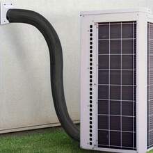 Klimaanlage Lüftungskanal Schutzabdeckung, Sonnenschutz und hitzebeständige Lüftungskanal Schutzabdeckung, 3-Schichten Schutzdesign, flexible Schutzabdeckung geeignet für den Außenbereich