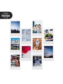 FujiFilm Mini White-Edged Photo Paper 20 Sheets Pack, Compatible With Mini7+/11/40/90/Evo/12/41 And Other Models Of Polaroid Cameras, Essential Supplies For Travel And Party Recording