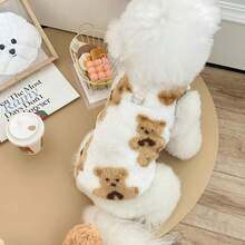 One Pet Winter Pet Vest, Plush Thick Dog Clothing, Cat Pullover, Suitable Clothing For Dogs To Wear In Winter