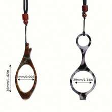 1 Portable Folding Magnifying Glass Pendant Necklace - Floral Theme, Lightweight, With 200° Lens, No Batteries Required, Odorless, Resin Frame, Suitable For Men And Women, Can Be Used As An Accessory For Presbyopia.Retro Glasses Jewelry With Cord, Portable And Quick To Use, Durable Plastic Accessories, Suitable For Parties, Holidays, Birthday Gifts, Party Accessories, Decorative Accessories, And Fashion Enthusiasts.