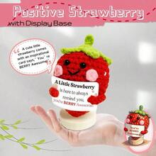 Positive Crochet Strawberry Gifts Women: Friend Mom Sister Her Birthday Handmade Strawberry Berry Awesome