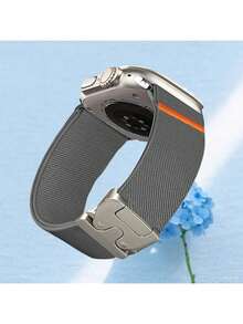 1pc Sport Nylon Stretchy Watch Band Parachute Buckle Compatible With Apple Watch Series11 42mm 46mm For Woman Man,Compatible With Apple Watch 42mm 46mm 45mm 44mm 38mm 40mm 41mm 49mm,Compatible With Apple Watch Series11/10/9 8/7/6/5/4/3/2/1/SE/Ultra2&1