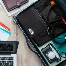 1pc Simple Data Cable Zipper Storage Box, Lightweight Portable Travel Electronic Accessories Bag, Tools Box For Watch, .Cationic Data Cable Storage Bag, Large Capacity Waterproof Multifunctional Organizer Pouch, Digital Accessory Organizer, Cosmetic Travel Bag,Travel Storage Bag, Universal Electronic Accessory Storage Bag, Travel Tool Bag, Suitable For Electronic Accessories Such As Charging Cables, Chargers, Hard Drives, Mobile Phones, Power Banks, Etc.  1pc Simple Data Cable Zipper Storage Box, Lightweight Portable Travel Electronic Accessories Bag, Tools Box For Watch, Travel Supplies, Electronics Storage Travel Universal Multifunctional Digital Product Storage Case Waterproof Electronic Accessories Storage Box Multifunctional Digital Product Storage Bag For Cables, Charger, Cell Phone, USB, SD Card, Hard Drive, Power Bank School College Electronic Bag Portable Charger Charger Case Headphone Case Cable Bag Cable Organizer Digital Camera Camera Case Camera Bag Cannon - 彩色 - 查看 10