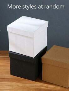 Dandan Back Toschool Large Gift Box , Black Gift Box For Gifts, Birthday Gift Box, Gift Box For Packaging, Valentine's Day, Mother's Day, Christmas, Anniversary-Proposal Gifts(White)