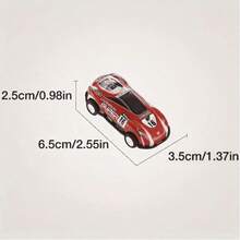 35PCS SET Alloy Inertia Car Set Randomly Designed PULL BACK AND GO CAR MINI Racing Car, Durable Toy Party Gift, Boys And Girls Toy Car Gift - 黑色 - 查看 4