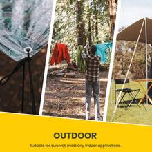 Paracord 550 4mm 7-Strand Cores Type III Polyester Rope Parachute Cord For Outdoor, Camping, DIY Crafts