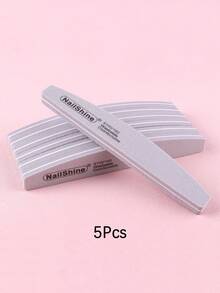3 Piezas/5 Piezas/10 Piezas Limas de esponja para uñas, bloques de pulido de doble cara, herramientas de pulido de uñas, limas de conformado de uñas en forma de media luna, tiras de pulido, pulido de superficie de uñas, herramientas especializadas para dar forma a las uñas - Multicolor - Ver 18