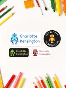 Custom Daycare Labels | Labels | School Supply Stickers | Waterproof Labels | Personalized Name Labels Back To School, Custom Name Labels, Waterproof Name Sticker Label Vinyl, Name Tags School Labels, Daycare Labels, Camp Labels