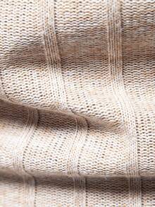 Men's Sweater Knitted Top Long-Sleeved Pullover Autumn And Winter Plus Velvet Thick Warm Sweater Zipper Half Cardigan No Hood Stand Collar Solid Color Home Clothes Casual Hiking Sports Wear - Màu be - Xem 3