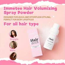 14g Volumizing Hair Powder For Women - Oil-Absorbing Dry Shampoo For Bangs & Oily Hair, Lightweight Texture Powder For Instant Volume, No White Residue, Easy To Use Hair Refresher - Pink - View 2