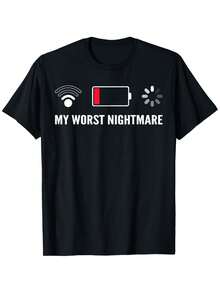 Camisetas Hilarantes para Gamers: Mis Camisetas de Mayor Miedo - Negro - Ver 2