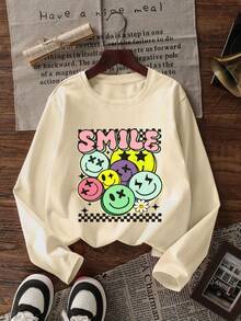 3 buah Kaos Lengan Panjang Bermotif untuk Anak Perempuan Remaja, Cocok untuk Dipakai Sebagai Lapisan di Musim Gugur/Musim Dingin, Pakaian Siswa Muda untuk Luaran dan Dalaman - MultiWarna - View 2