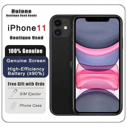  二手 Apple iPhone 11 Premium 二手 Apple iPhone - 游戏就绪，双 SIM 卡 4G，95% 新，原装屏幕和高效电池（≥90%）
