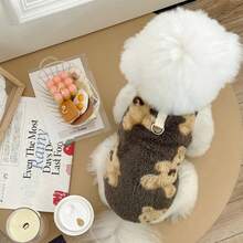 One Pet Winter Pet Vest, Plush Thick Dog Clothing, Cat Pullover, Suitable Clothing For Dogs To Wear In Winter