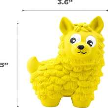 Outward Hound Tootiez Sheep Grunting Latex Rubber Dog Toy, Small - ColorE - 查看 4