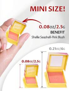 Benefit Shellie 暖贝壳粉红腮红迷你迷你中粉色 0.08 盎司/2.5 克 - 中粉紅色 - 查看 5