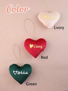 Decoraciones navideñas personalizadas con nombre, decoraciones personalizadas para el árbol de Navidad, adornos navideños personalizados, regalos de Navidad personalizables, encantos de bolso, llavero, Navidad, decoraciones para fiestas, corazón de peluche, decoración de sala de estar, exterior, jardín, decoración de habitación, niños, niñas, mamá, pareja, familia, amigo - Estilo A - Ver 3