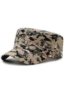 Unisex Camouflage Newsboy Cap, Adjustable Head Circumference Baseball Cap, Outdoor Baseball Cap, Suitable For Daily Use